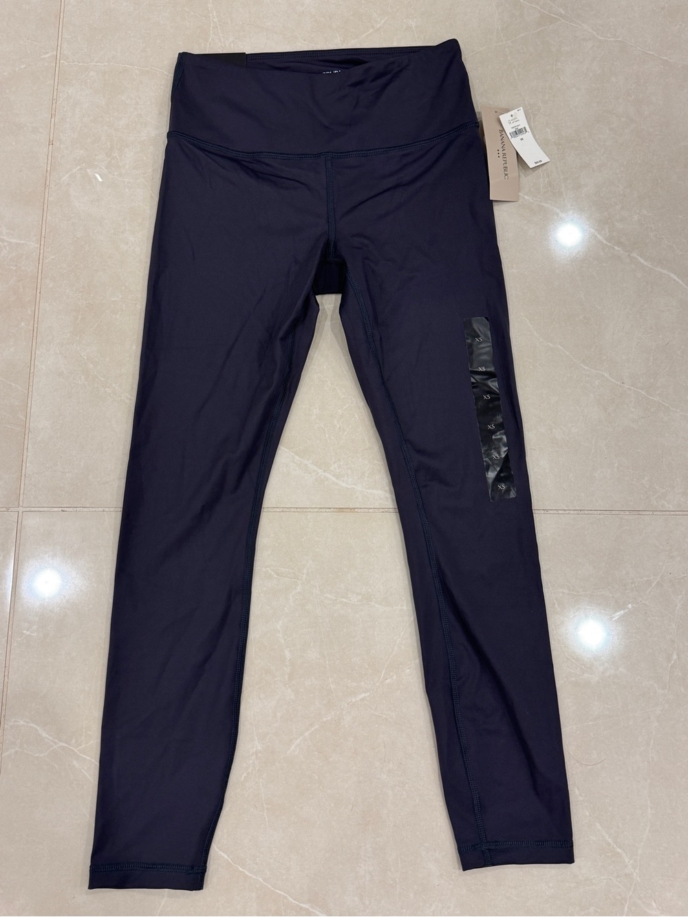 Banana Republic Gray/Blue High-Waist Leggings